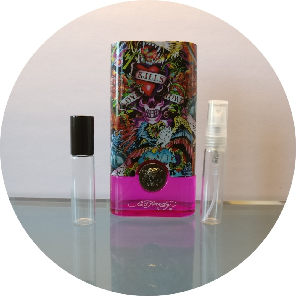 🍊Ed Hardy Hearts & Daggers 5mL EDP Sample Vial🍎